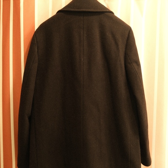 J. Crew Dock Peacoat with Primaloft in Espresso size Medium, Lightly Used BT825 - Picture 3 of 4